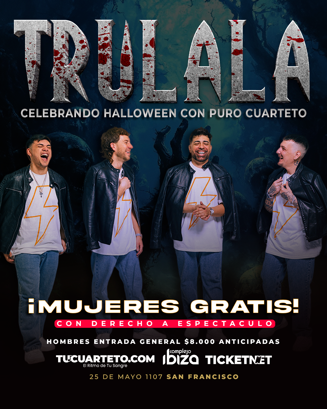 TRULALA EN HALLOWEEN (entrada para hombres)