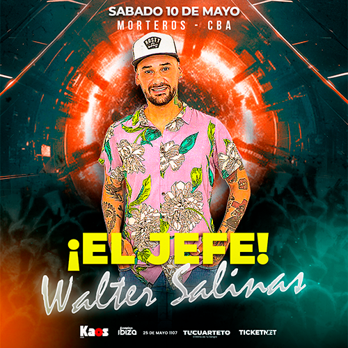 Walter Salinas en Morteros el 10 de Mayo