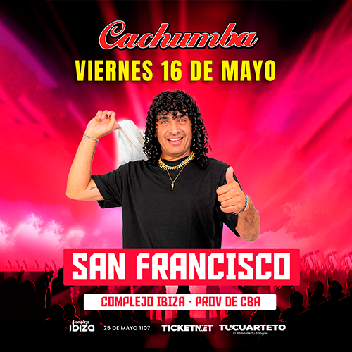 CACHUMBA VIERNES 16 DE MAYO