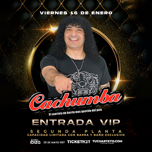 CACHUMBA VIERNES 16 DE ENERO VIP