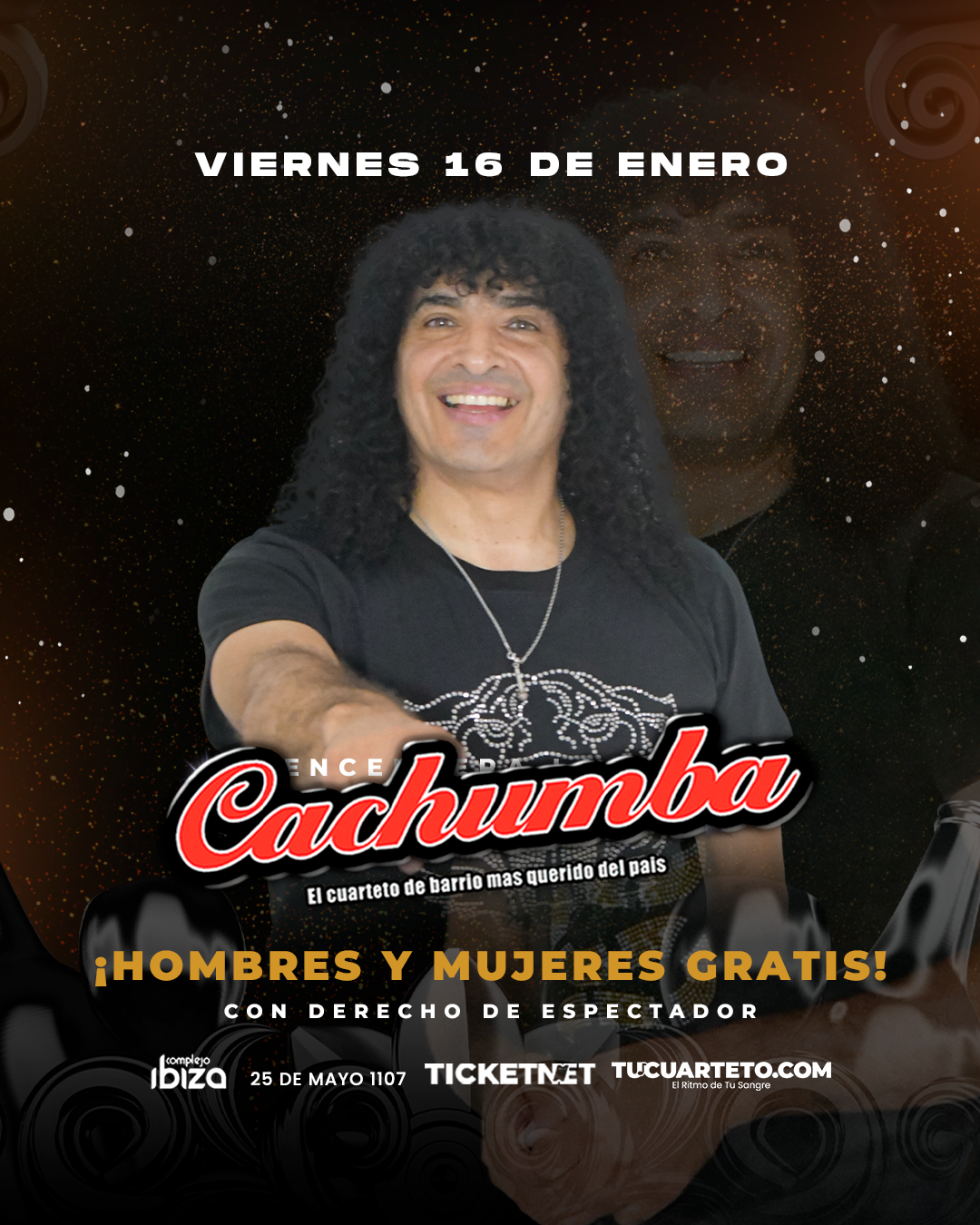 CACHUMBA VIERNES 16 DE ENERO